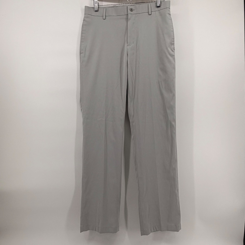 Slazenger Mens Golf Pants Light Gray 30x32 Stretch Performance Trousers 7000115